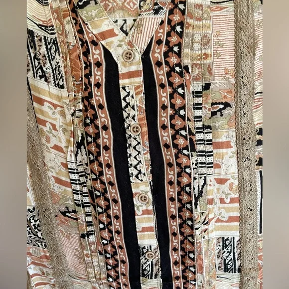 Anthropologie Midi Dress 🫶🏻 Size L - Picture 7 of 9